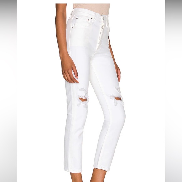 Agolde Riley high rise straight crop NWOT - Picture 10 of 11